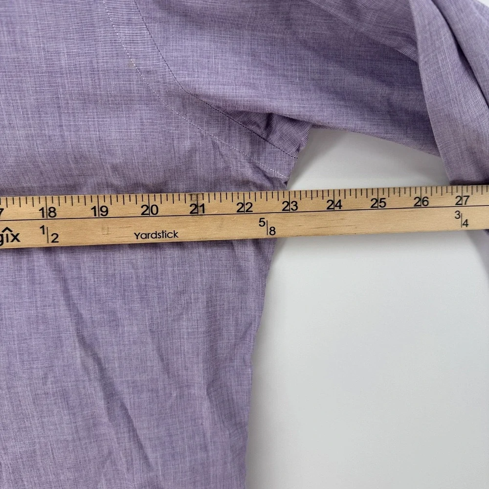 Polo Ralph Lauren Philip Shirt Mens 15.5x33 French Cuff Lavender Purple Solid